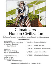 Poster for Climate and Human Civilization Lecture Series