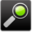 IDEAL Magnifier icon featuring a magnifying glass with a green lens
