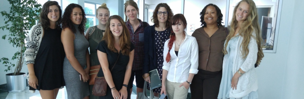 Students visiting the UNDP in the capital city Barbados