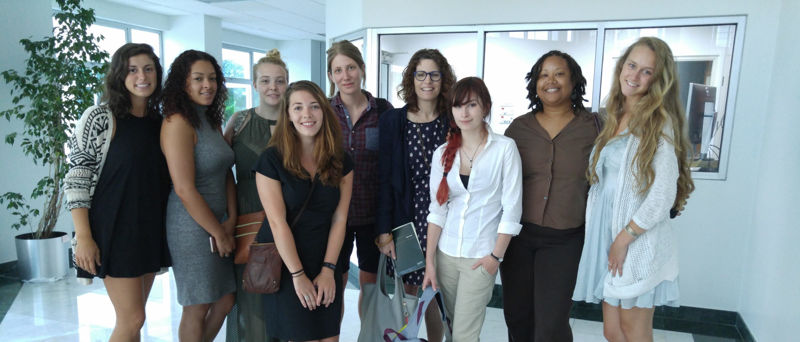 Students visiting the UNDP in the capital city Barbados